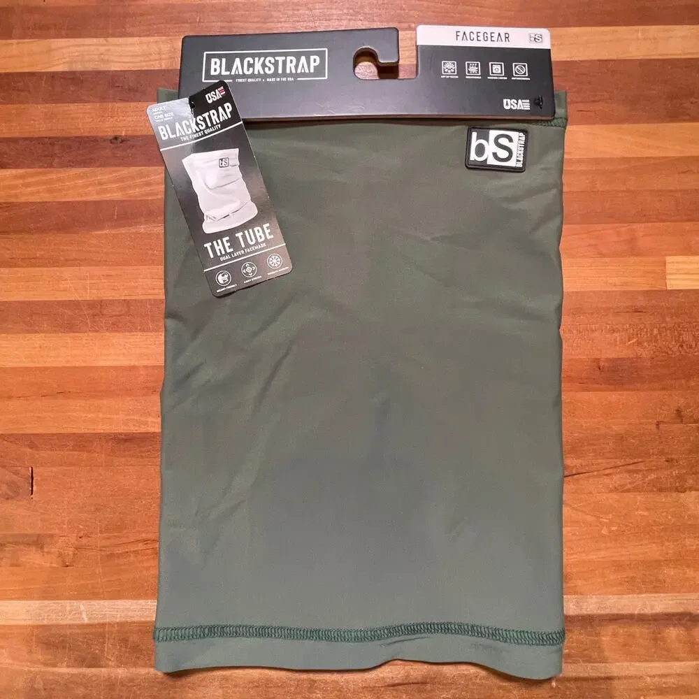 BlackStrap Adult The Tube Dual Layer Neck Gaiter one size green